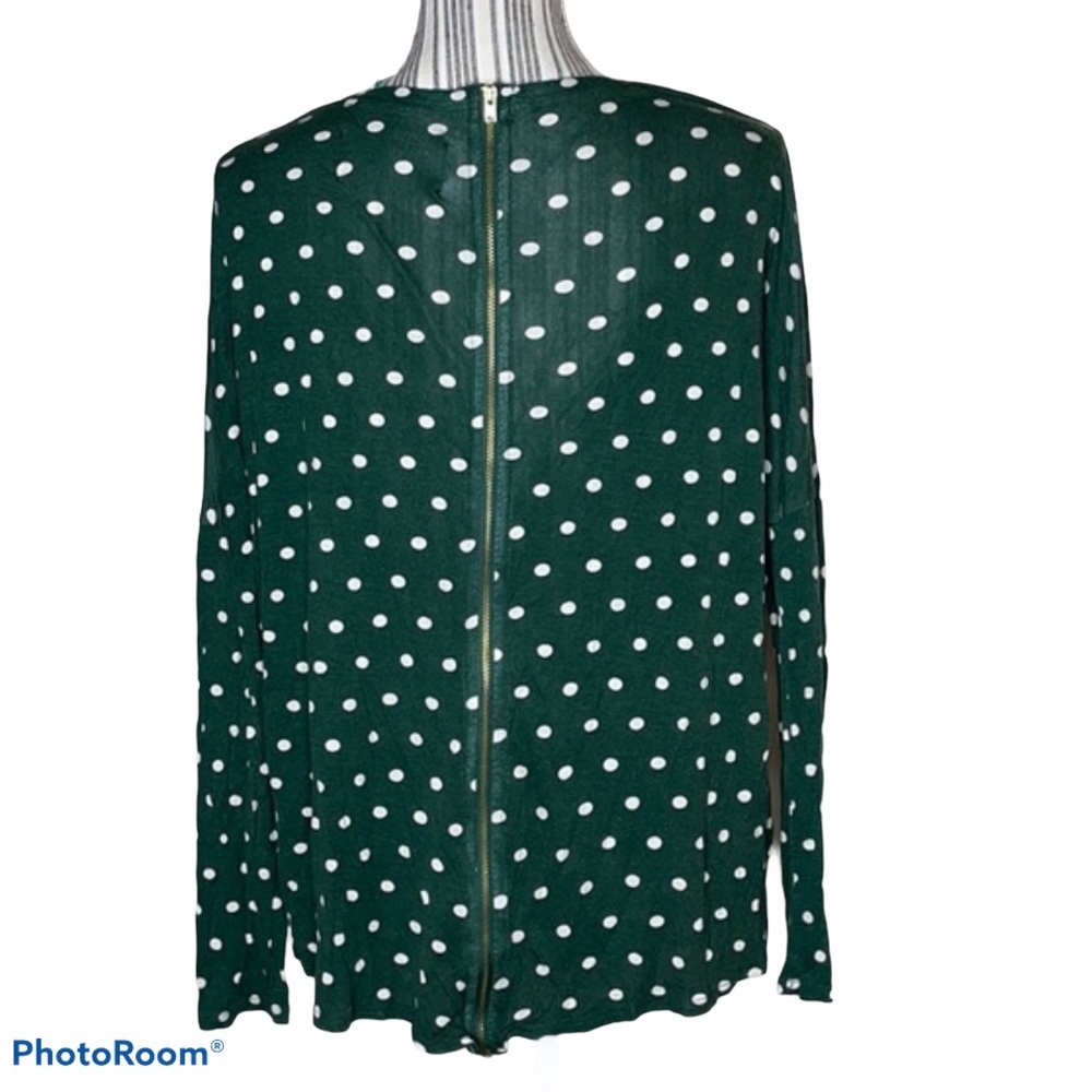 Zara Basic Special Edition Polka Dot Top M - Picture 3 of 14